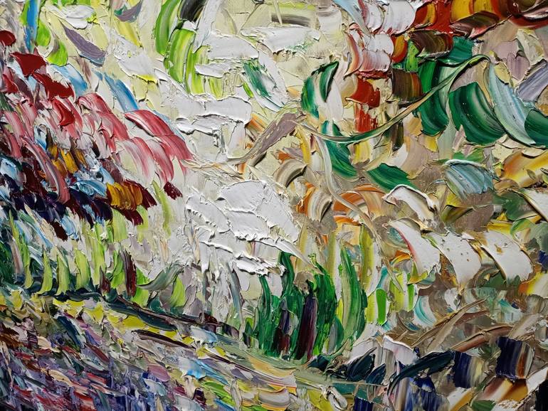 Original Abstract Architecture Painting by Antonino Puliafico