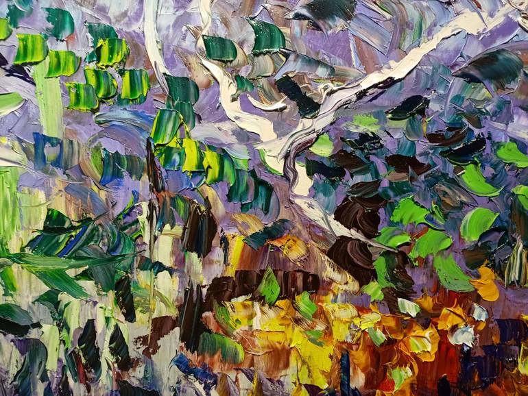 Original Abstract Architecture Painting by Antonino Puliafico