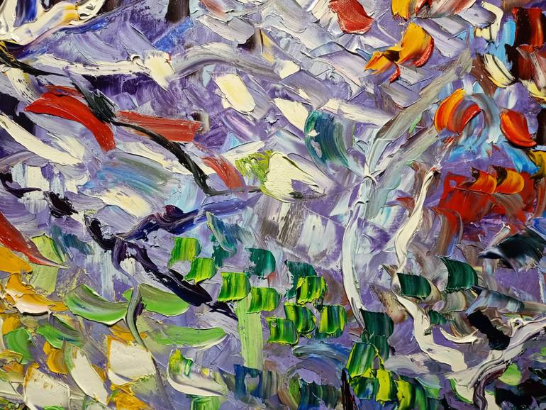 Original Abstract Architecture Painting by Antonino Puliafico