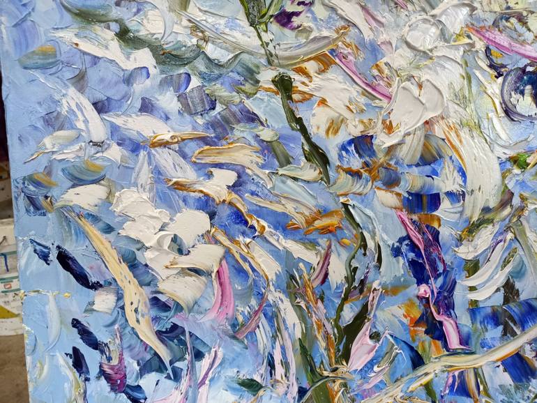 Original Abstract Architecture Painting by Antonino Puliafico