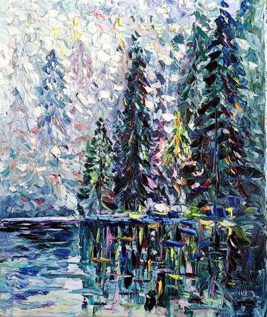 Original Abstract Water Painting by Antonino Puliafico