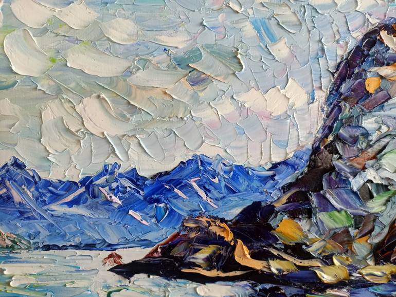 Original Abstract Architecture Painting by Antonino Puliafico