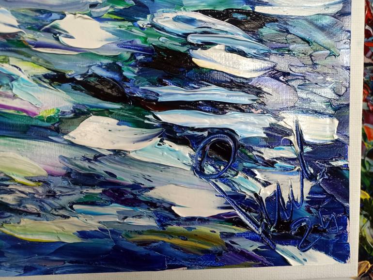 Original Abstract Architecture Painting by Antonino Puliafico