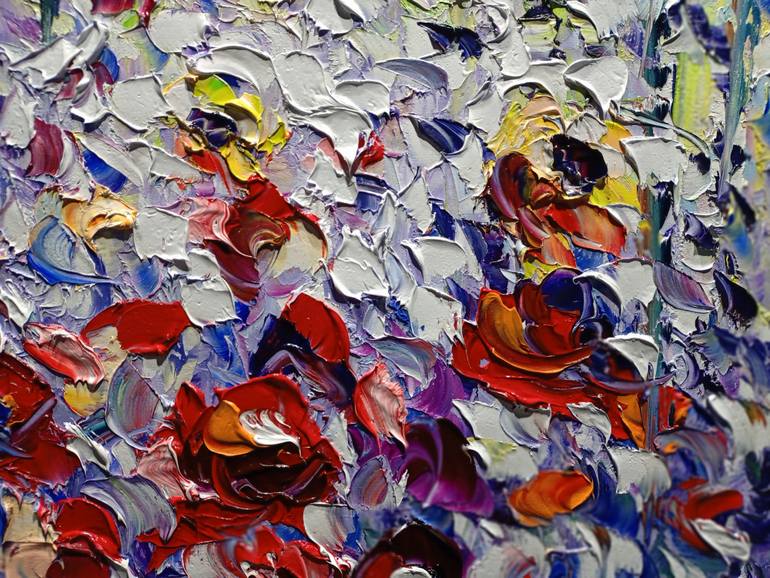 Original Abstract Architecture Painting by Antonino Puliafico