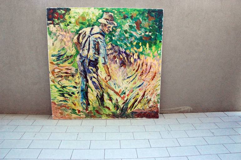 Original Impressionism Portrait Painting by antonino Puliafico