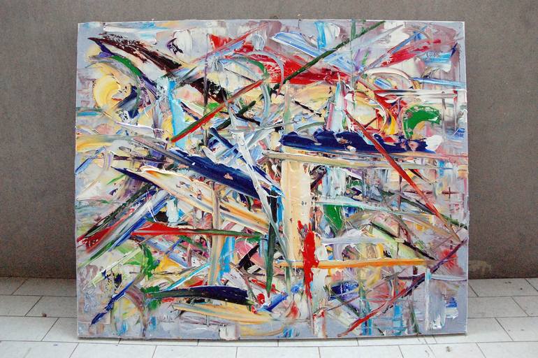 Original Abstract Expressionism Abstract Painting by antonino Puliafico