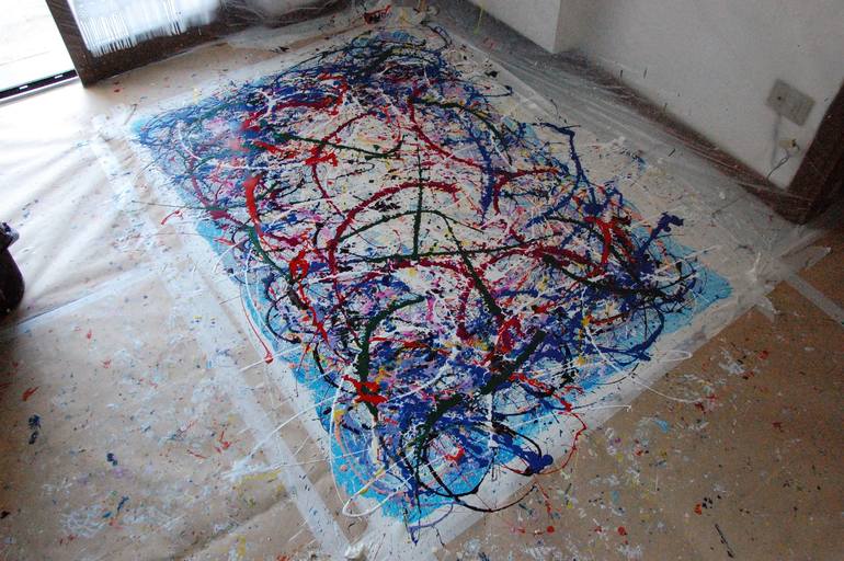 Original Conceptual Abstract Painting by antonino Puliafico