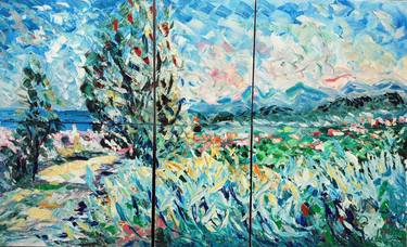 Original Impressionism Landscape Paintings by antonino Puliafico