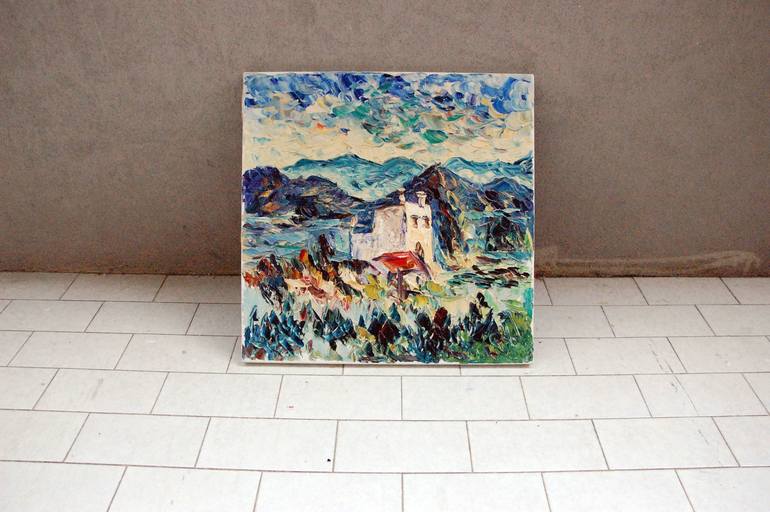 Original Impressionism Landscape Painting by antonino Puliafico