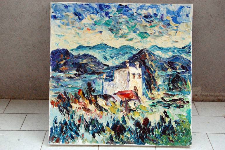 Original Impressionism Landscape Painting by antonino Puliafico