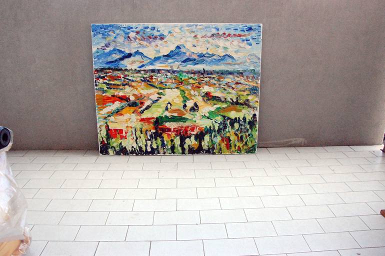 Original Expressionism Aerial Painting by antonino Puliafico