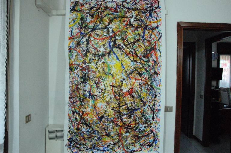 Original Abstract Expressionism Abstract Painting by antonino Puliafico