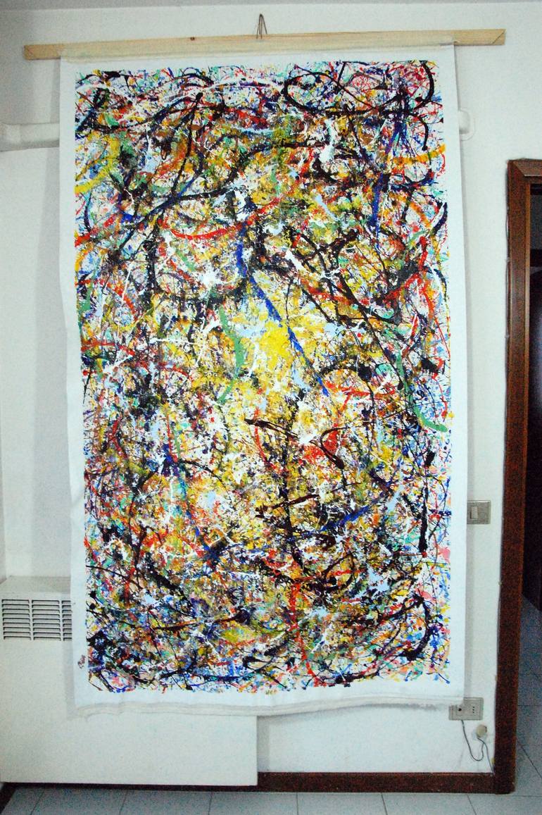 Original Abstract Expressionism Abstract Painting by antonino Puliafico