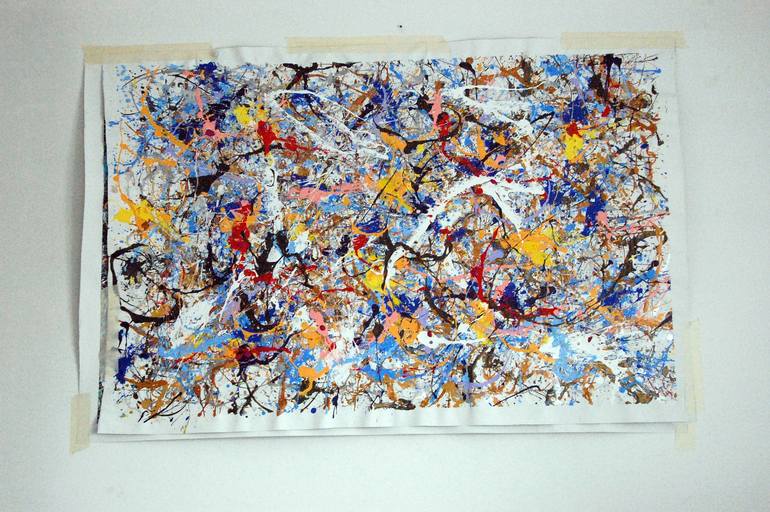 Original Conceptual Abstract Painting by antonino Puliafico