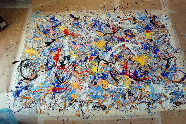 Original Conceptual Abstract Painting by antonino Puliafico