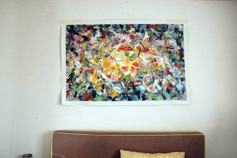 Original Conceptual Abstract Painting by antonino Puliafico