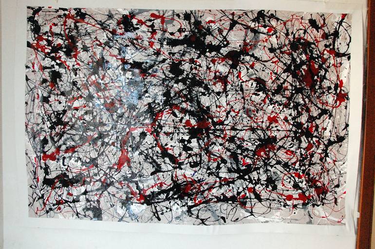 Original Abstract Expressionism Abstract Painting by antonino Puliafico