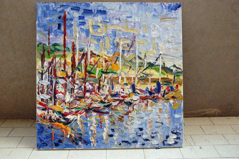 Original Expressionism Landscape Painting by antonino Puliafico