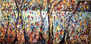 Original Abstract Expressionism Tree Paintings by antonino Puliafico