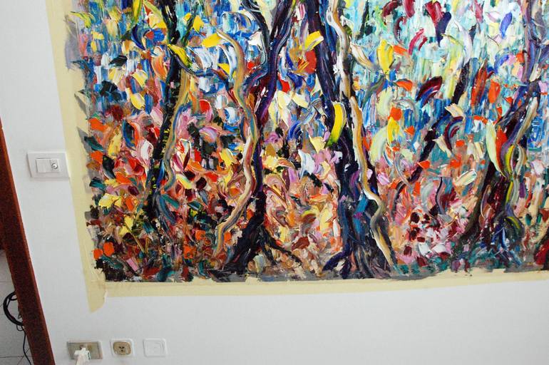 Original Abstract Expressionism Landscape Painting by Antonino Puliafico