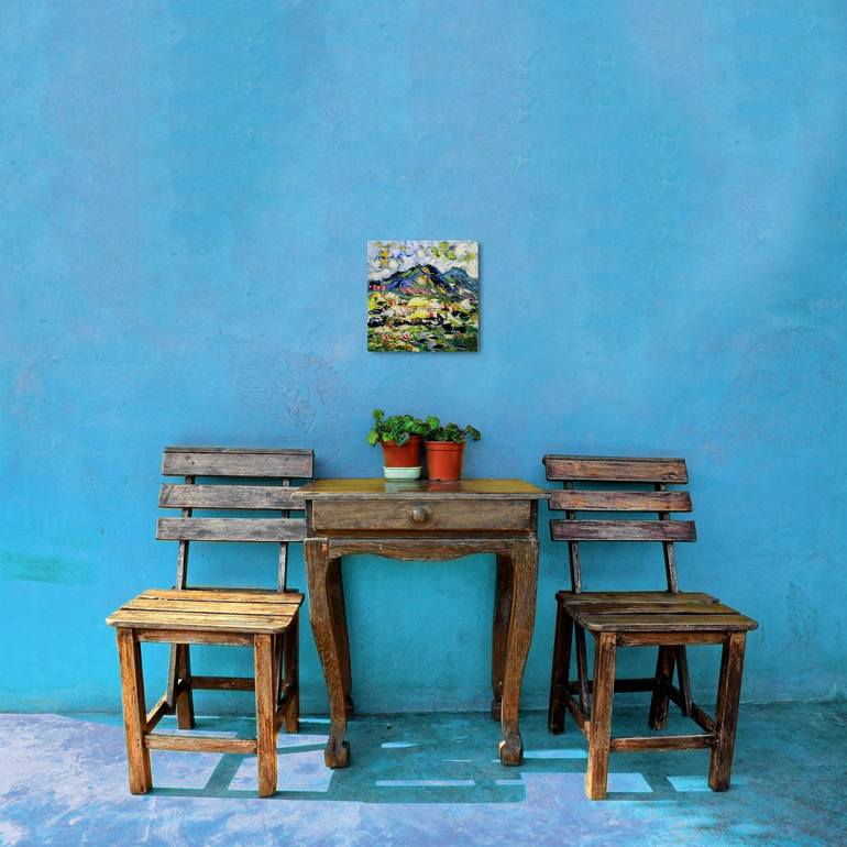 Original Abstract Expressionism Abstract Painting by Antonino Puliafico