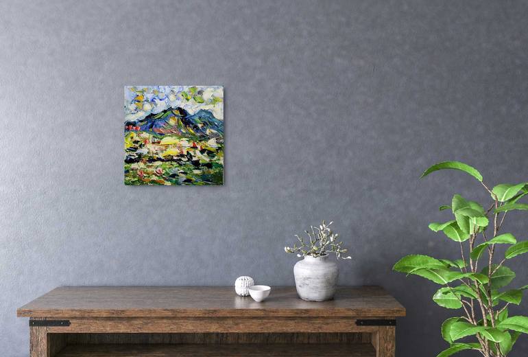 Original Abstract Expressionism Abstract Painting by Antonino Puliafico