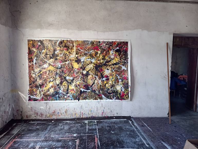 Original Abstract Painting by Antonino Puliafico