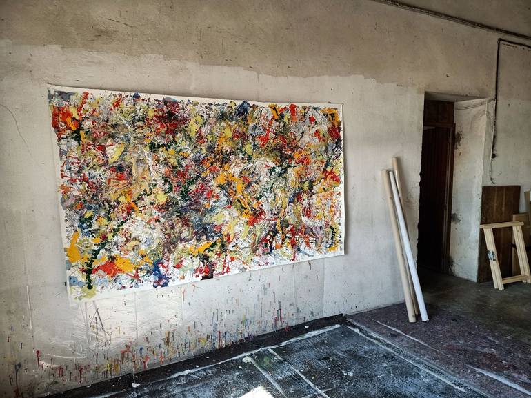 Original Abstract Painting by antonino Puliafico