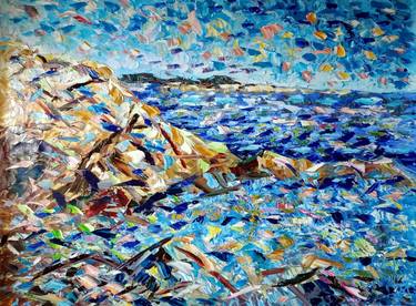 Original Abstract Expressionism Beach Paintings by antonino Puliafico