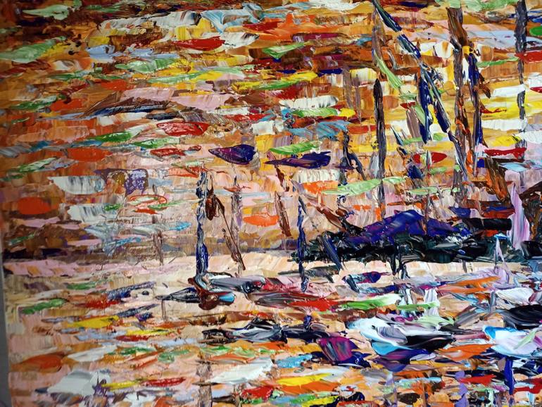 Original Abstract Expressionism Abstract Painting by Antonino Puliafico