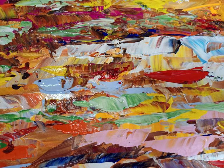Original Abstract Expressionism Abstract Painting by Antonino Puliafico
