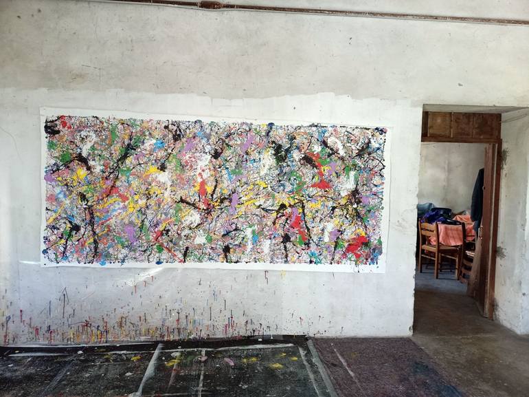 Original Abstract Painting by antonino Puliafico