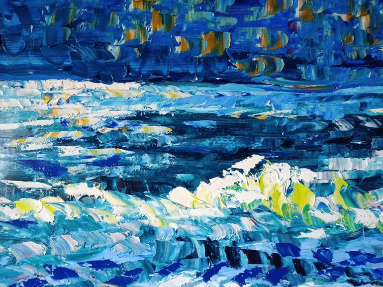 Original Impressionism Abstract Painting by antonino Puliafico