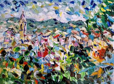 Original Impressionism Places Paintings by antonino Puliafico