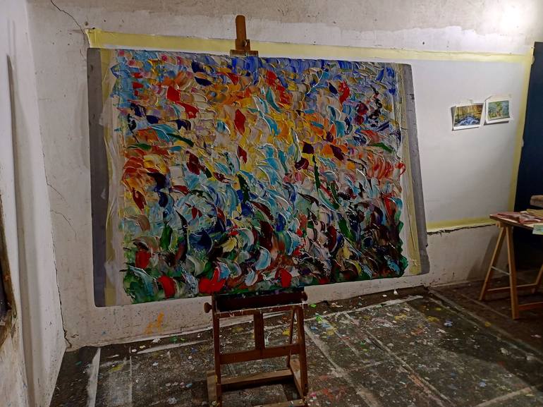 Original Abstract Painting by antonino Puliafico