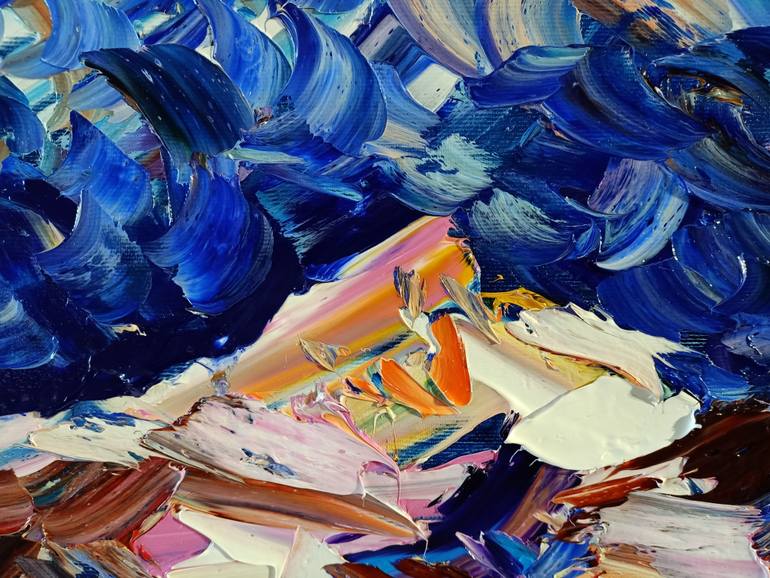 Original Abstract Expressionism Nature Painting by Antonino Puliafico