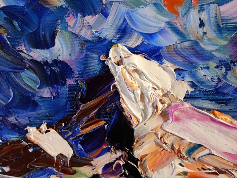 Original Abstract Expressionism Nature Painting by Antonino Puliafico