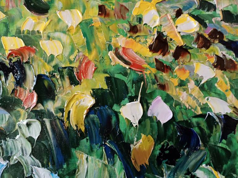 Original Abstract Expressionism Landscape Painting by Antonino Puliafico