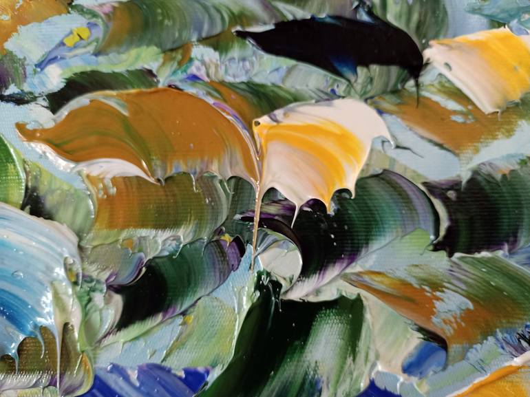 Original Abstract Expressionism Landscape Painting by Antonino Puliafico