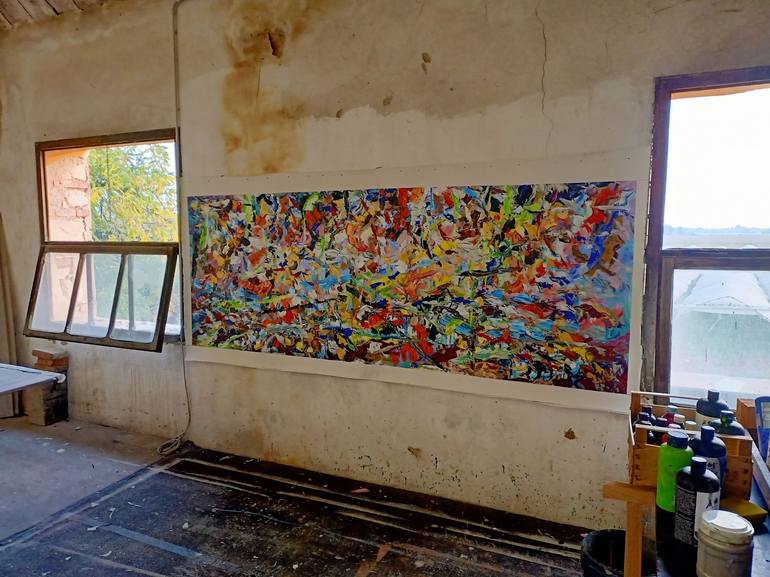 Original Abstract Painting by antonino Puliafico