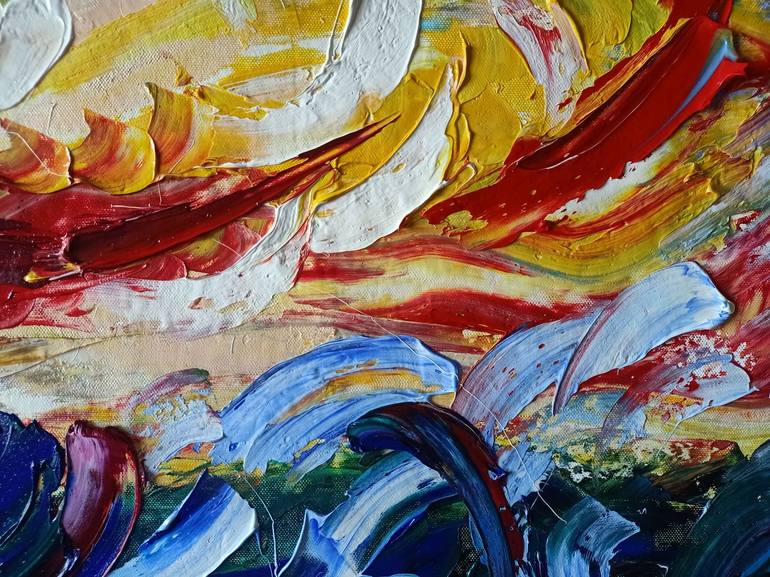 Original Impressionism Abstract Painting by antonino Puliafico