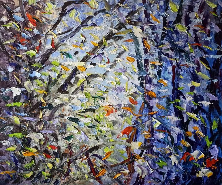 Original Impressionism Abstract Paintings by Antonino Puliafico