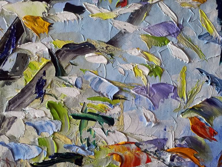 Original Impressionism Abstract Painting by Antonino Puliafico