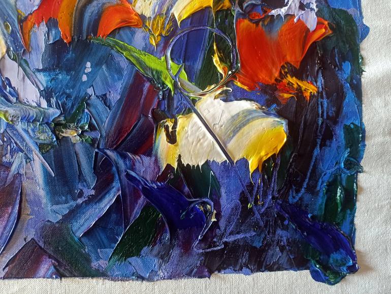 Original Impressionism Abstract Painting by Antonino Puliafico