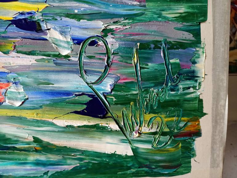 Original Impressionism Abstract Painting by Antonino Puliafico