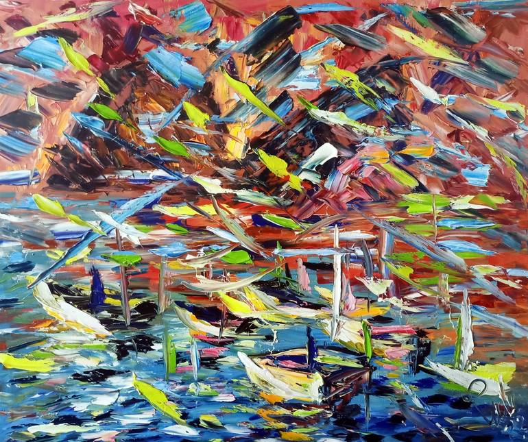 Original Abstract Paintings by Antonino Puliafico