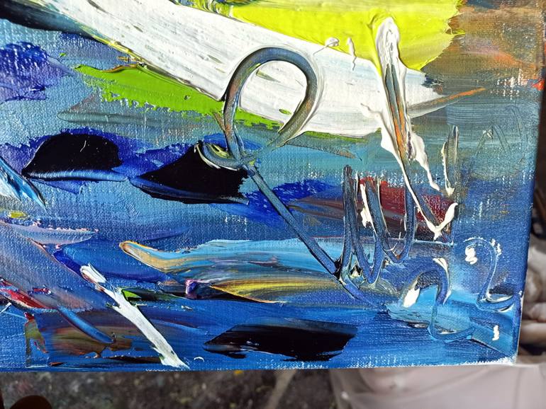 Original Abstract Painting by Antonino Puliafico