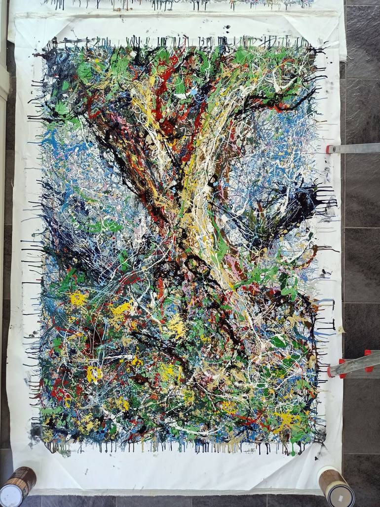 Original Abstract Painting by antonino Puliafico