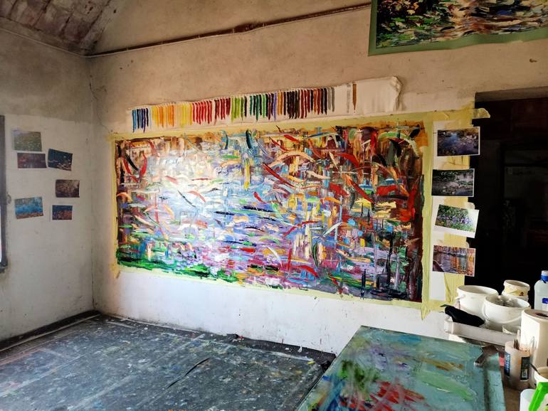 Original Abstract Painting by Antonino Puliafico