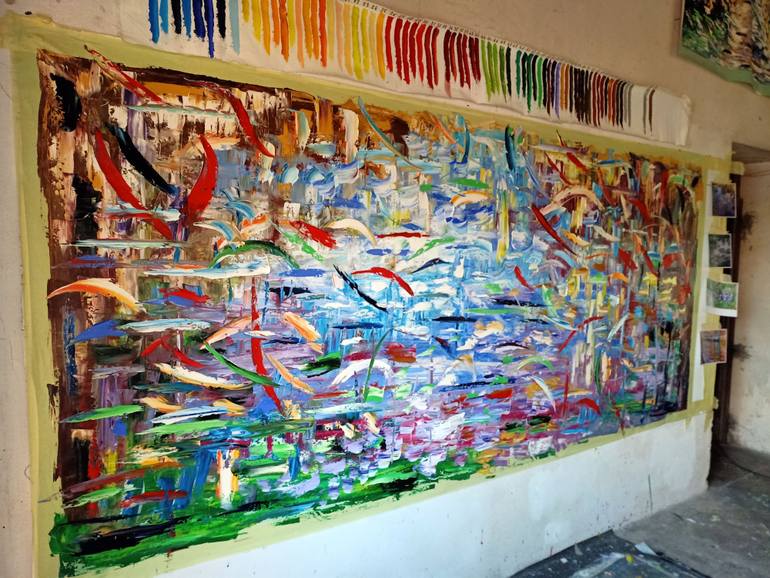 Original Abstract Painting by Antonino Puliafico